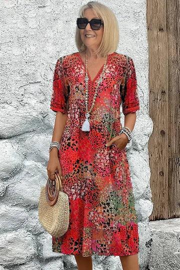 Boho-Midikleid – Schlichter Stil für unbeschwerte Tage