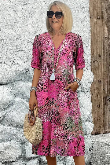Boho-Midikleid – Schlichter Stil für unbeschwerte Tage